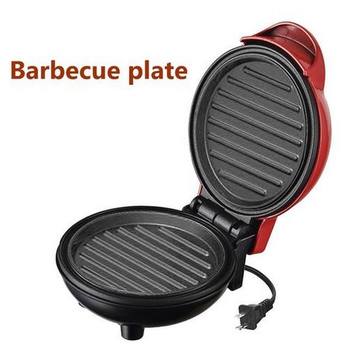 붕어빵 가정용 기계 와플기계 누룽지 매장 갬성캠핑 와플메이커, [01] Barbecue pan, [01] 110V, [01] EU