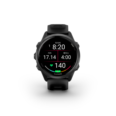 가민 포러너 570 러닝 GPS 스마트워치 42mm, GPS + 블루투스, 3.04cm, 블랙