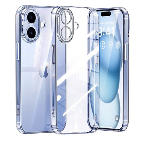 아이폰 16 생폰 느낌 그대로! 아이엔조이 슬림 투명 케이스로 완벽 보호!