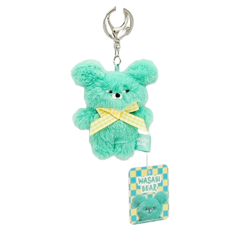 와사비의 짜릿함과 귀여움의 완벽한 조화, 와사비베어 인형 키링!
