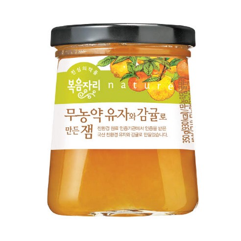 복음자리 무농약 유자와 감귤로 만든 잼/가공잼