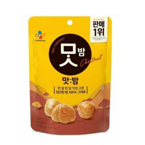 CJ 맛밤, 60g, 4개