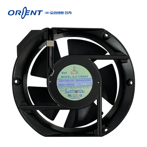 오리엔트전자 썬트로닉스 SJ1725HA2 쿨링팬 냉각팬 FAN 220V, 1개