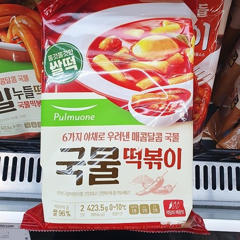 쌀 국물 떡볶이 2인분 (423.5g)x 6봉__240718, 423.5g, 1개 죽고싶지만떡볶이는먹고싶어