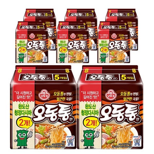 오뚜기 오동통면 120g, 40개