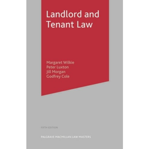 (영문도서) Landlord and Tenant Law Paperback, Red Globe Press, English, 9781403917546