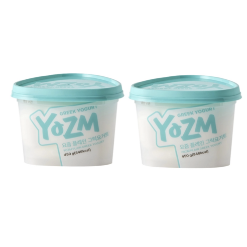 코스트코 요즘 그릭 요거트 플레인 450g x 2팩, 450g