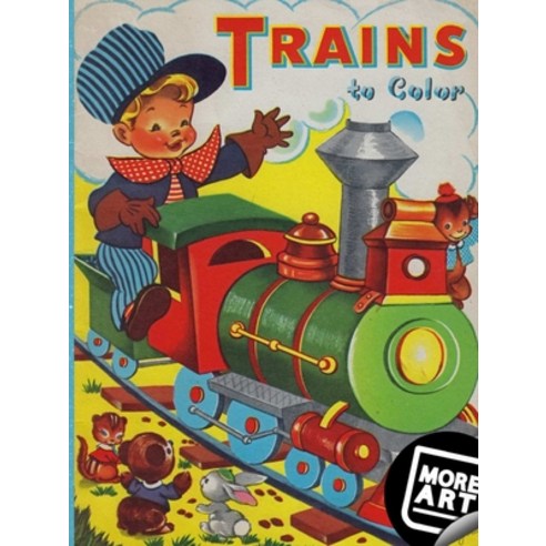 Trains to Color Coloring Book Paperback, Lulu.com