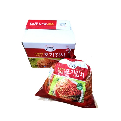 신선하고 맛있는 전통 한국 김치