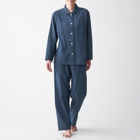 무인양품 MUJI 여성 이중가제 파자마 FDA20A0A