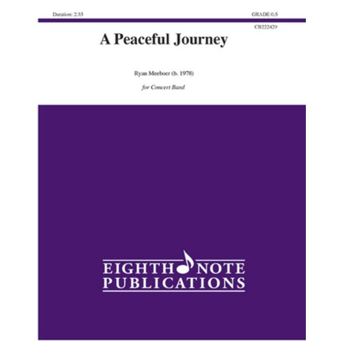 (영문도서) A Peaceful Journey: Conductor Score & Parts Paperback, Alfred Music, English, 9781771578813