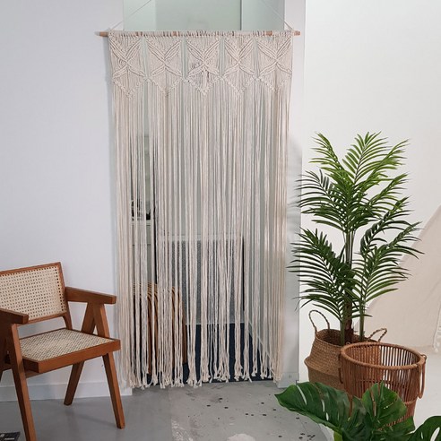 사랑이네 마크라메 커튼 – 공간 분리 및 방문 가리개, 창문 가리개 A타입