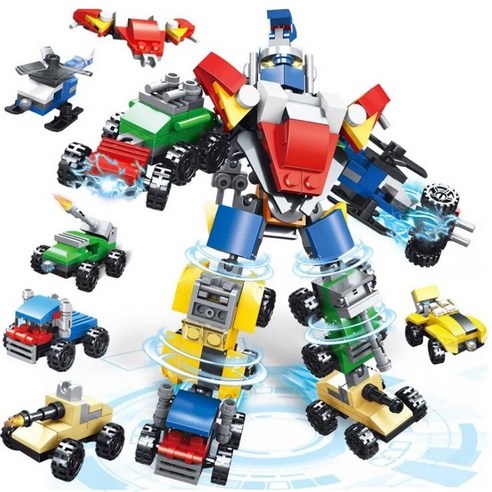 블럭장난감 블럭놀이 어린이블럭 미니블럭 나노블럭 로봇블럭 초등학생 선물 어린이, 10종세트
