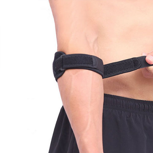 물리치료사가 판매하는 올투게더나우 팔꿈치 엘보 보호대, 블랙, 1개