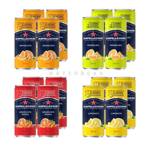 이탈리아의 맛을 담은 청량함, 산펠레그리노 탄산음료 4종 혼합