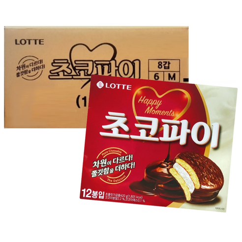 롯데제과 초코파이, 420g, 8개