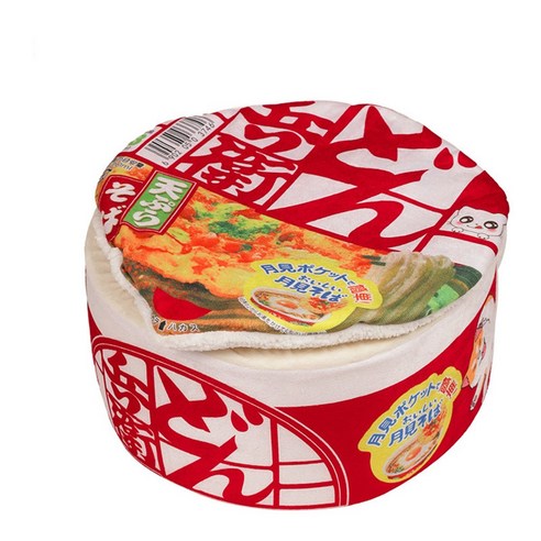뉴프렐류드 반려동물 컵라면 숨숨집 50X20cm, 1개, 레드