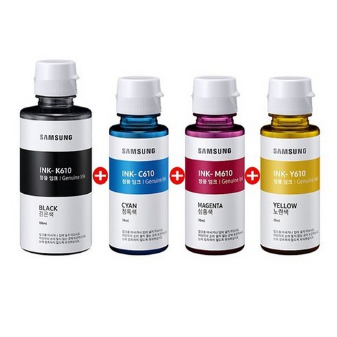 삼성전자 INK-K610 무한잉크 SL-J1560 1560W SL-J1565 W 정품잉크, INK-610 (KCMY) 정품 셋트, 1세트 Best Top5