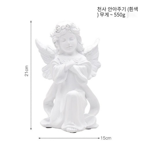 북유럽 빛 고급 황금 귀여운 천사 작은 장식품 생일 선물 로맨틱 웨딩 크리 에이 티브 소프트 장식품, 천사 손 장식품 (흰색), 하나