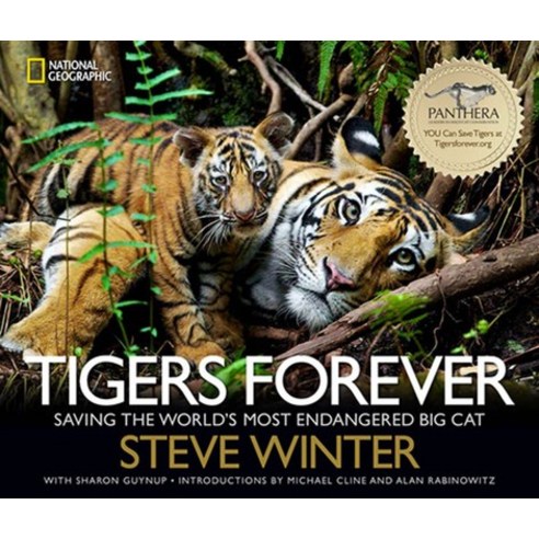 (영문도서) Tigers Forever: Saving the World''s Most Endangered Big Cat Hardcover, National Geographic Society, English, 9781426212406