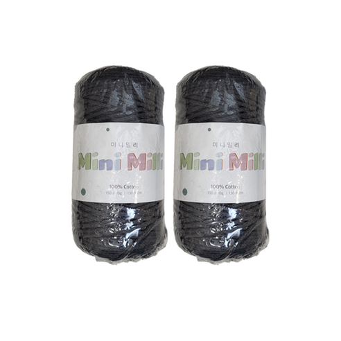 미니밀리실 버블 토트백 150g (총 300g), 2개, 725 그레이