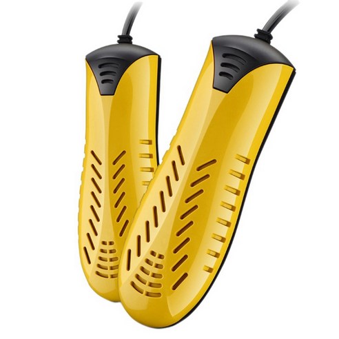 AFBEST 20W 전기 신발 건조기 살균 부츠 장갑 EU 플러그 옐로우 용, 노란색