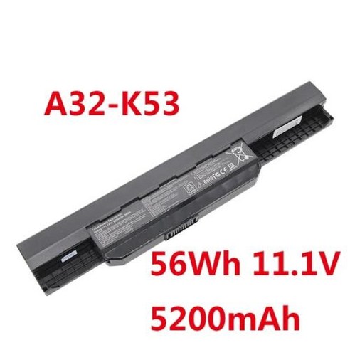 노트북 배터리 A32-K53 A42-k53 A41-K53 ASUS k53 K53SV K53B K53BY K53E K53F K53J K53S K53SD K53SJ 용 11.1V, 1)5200mAh - 5200MAH