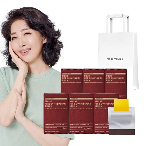 여에스더 리포좀 글루타치온 다이렉트 울트라 X (+에스더포뮬러 정품 쇼핑백), 9.75g, 6개