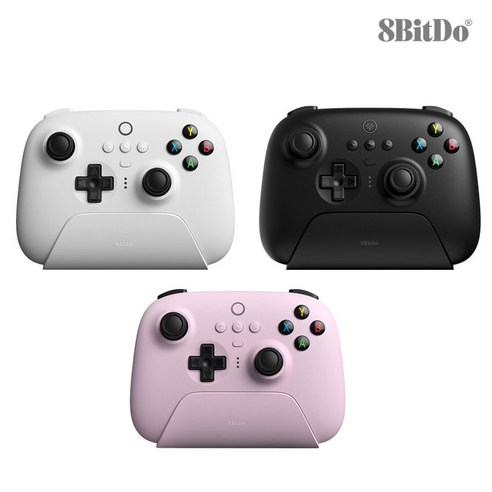  8BitDo 얼티메이트 컨트롤러/무선 게임 컨트롤러/무선 조이스틱 패드/충전독포함/2.4G/무료배송, 2.4G버전-핑크 콘솔/휴대용게임기 8BitDo 얼티메이트 컨트롤러/무선 게임 컨트롤러/무선 조이스틱 패드/충전독포함/2.4G/무료배송, 2.4G버전-핑크