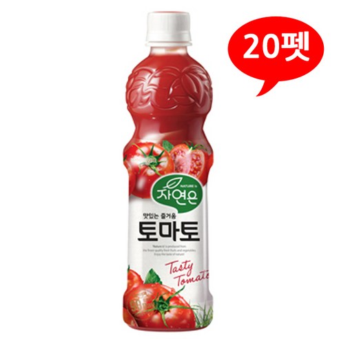 자연은 토마토 500mL X 20펫