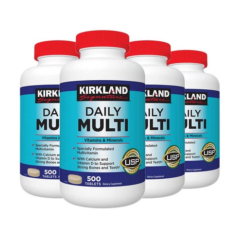 커클랜드 데일리 멀티 비타민 500정 (타블렛) Kirkland Daily Multivitamin 500tabs, 1개