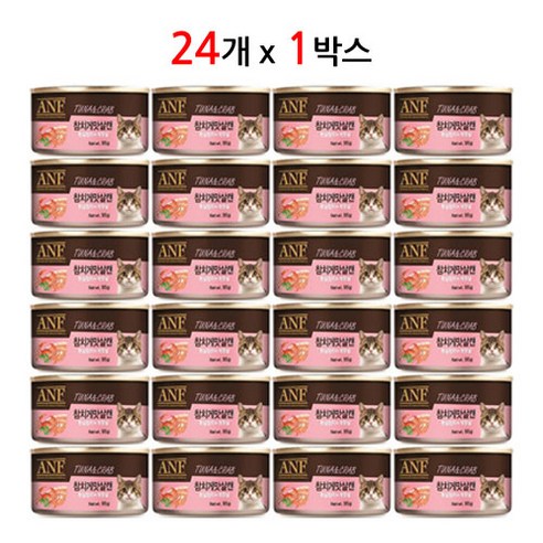 ANF 고양이캔 95g 24개입, 참치게맛살, 1개