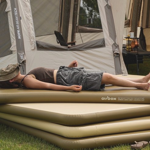 캠핑, 이제 허리 아픔 없이 꿀잠 예약! 에어박스 캠핑 매트 사용 후기 에어박스에어매트