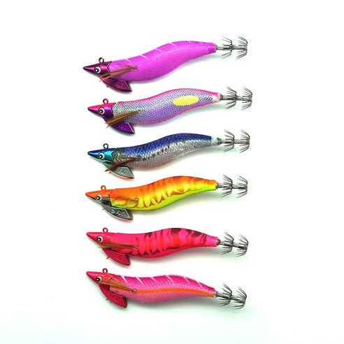 후지토 팁런왕TR 24년 후지토팁런에기 무늬오징어 선상루어, 팁런왕TR 3.5호 30g, 03 그린/퍼플, 1개