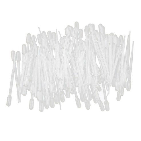 실험실을위한 100pcs / set 1 / 2 / 3 / 5 / 10ML 명확한 피펫 처분 할 수있는 안전한 점 안기, 그림으로, 2mL, 플라스틱