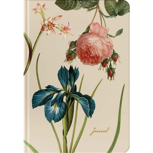 (영문도서) Redouté''s Fabulous Flowers Journal Hardcover, Dover Publications, English, 9780486852904