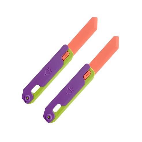 당근칼장난감 위트렌드 정품 3D 야광 투명 LED 당근칼 피젯 장난감 칼 토이나이프
