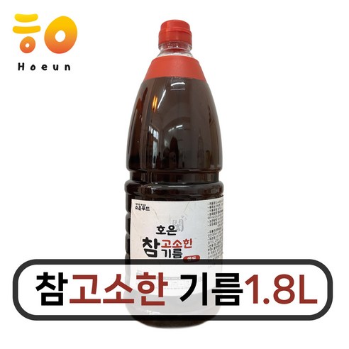 호은 참고소한기름 참기름 1.8L 참기름, 1개