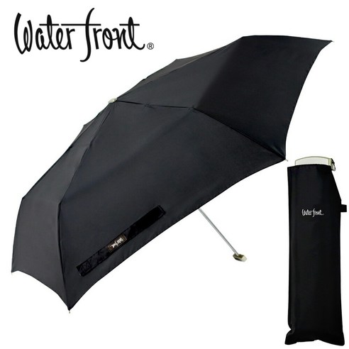 워터프론트 일본 초경량 우산 양산 겸용 UV차단 55cm 3단 접이식 Pokeflat