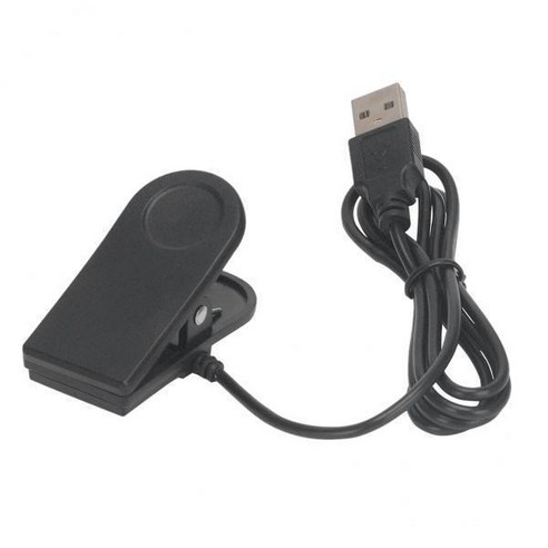 Garmin Fenix Chronos Smart용 2-3pack USB 클립 충전 충전기 데이터 케이블, 플라스틱, 검은 색
