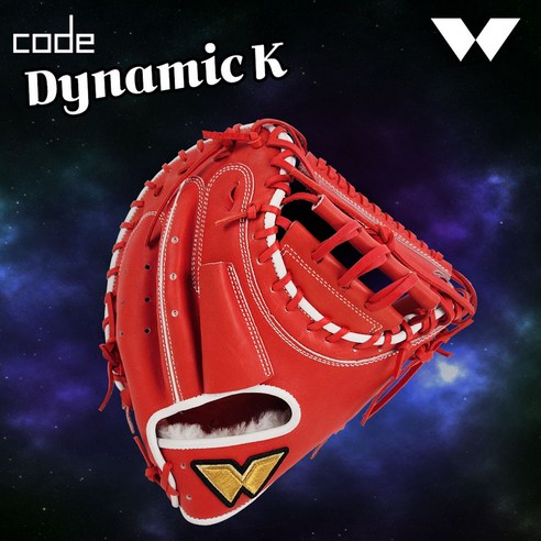 위 WE 포수글러브 포수미트 CODE-K_KC-021-DK01R 레드, 1개