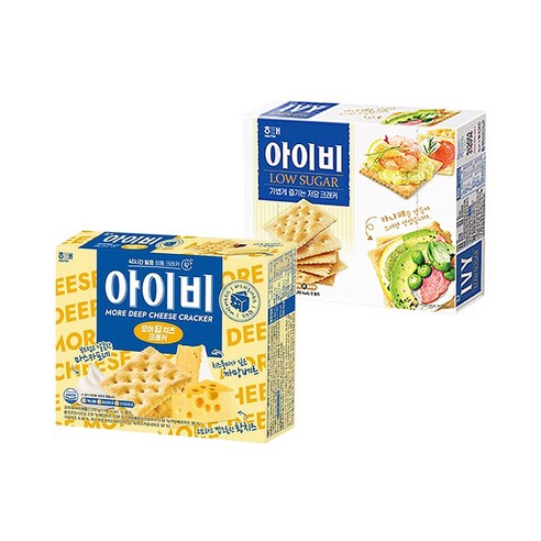 해태제과 아이비 오리지널+모어딥치즈, 1세트, 540g