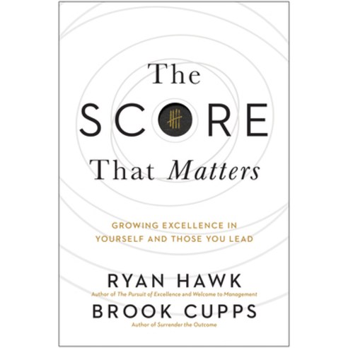 (영문도서) The Score That Matters: Growing Excellence in Yourself and Those You Lead Hardcover, Matt Holt, English, 9781637745236