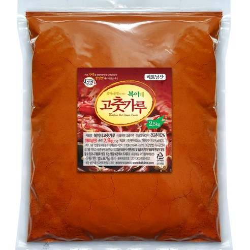 복이네먹거리 베트남고추가루 (소스용), 2.5kg, 1개