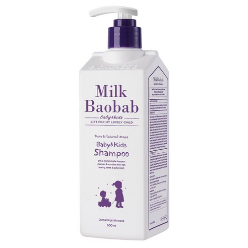 밀크바오밥 베이비&키즈 샴푸 풍선껌향, 500ml, 1개