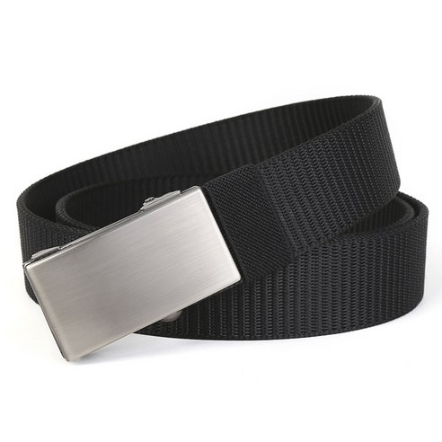 COOLERFIRE Fashion New Belts for Men Canvas High Quality Metal Buckle Nylon Webbing Belts Casual