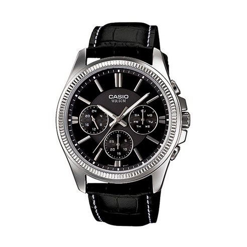 CASIO 카시오 남성용 가죽시계 MTP-1375L-1A 카시오mtp1370d1a1 Best Top5