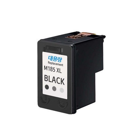 삼성 INK-M185 XL INK-C185 호환 대용량 프린터 비정품 잉크, 검정 INK-M185XL, 1개