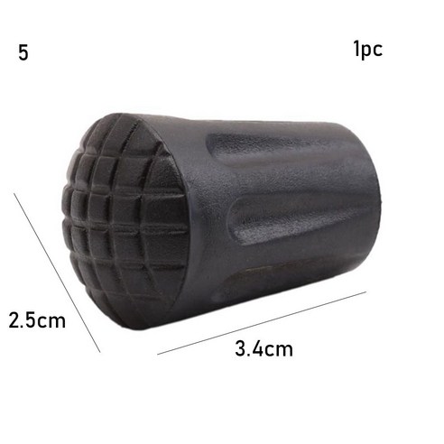 1/2pcs 새로운 블랙 노르딕 워킹 폴 트렉 폴 텔레스코픽 Alpenstock Crutch 워킹 스틱 하이킹 액세서리, 하나, -1pc Style 5