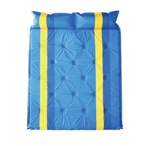 캠핑에어매트 자충매트 텐트매트 사이즈up192x132x3cm, 2.18홀 옐로우